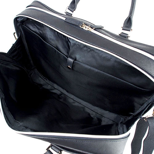 牛革 本革 メンズ 軽量 ビジネスバッグ A4 ショルダーバッグ 2way サフィアーノレザー KAWANO BAG オリジナル 2wayショルダービジネスバッグ