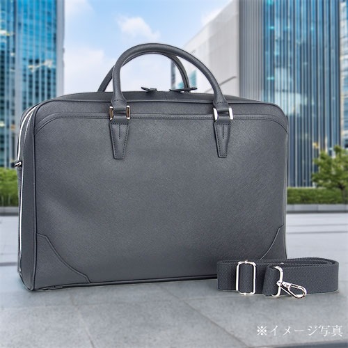 牛革 本革 メンズ 軽量 ビジネスバッグ A4 ショルダーバッグ 2way サフィアーノレザー KAWANO BAG オリジナル 2wayショルダービジネスバッグ