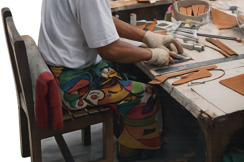 ヌメ革の製作工程