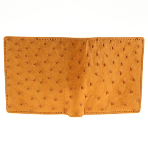 オーストリッチ 二つ折り財布