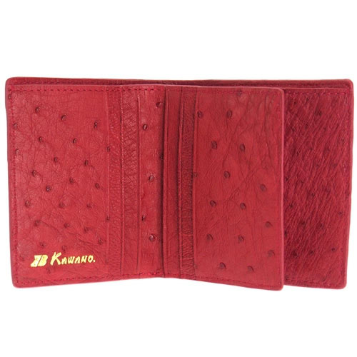 オーストリッチ 二つ折り財布